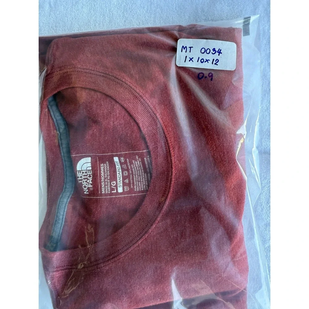 The North Face Shirt Heather Red‎ Mens L 1966 California Gorpcore Short Sleeve